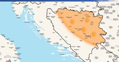 Nestabilno vrijeme u nastavku dana u većem dijelu zemlje