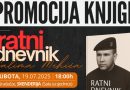 Promocija knjige “Ratni dnevnik Salima Mehića” – svjedočanstvo koje opominje i podsjeća