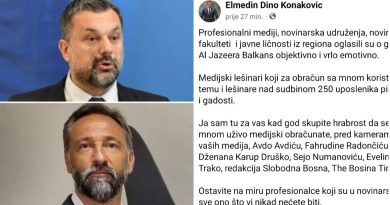 Crna kravata opet stegnuta – Konaković traži pažnju, krivi medije, šuti o kumu i Al Jazeeri