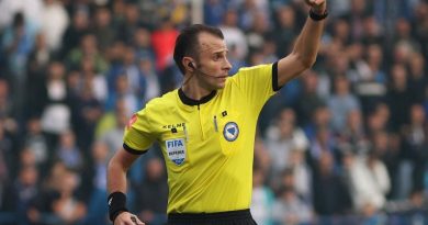 Irfan Peljto sudi meč trećeg pretkola Lige Šampiona