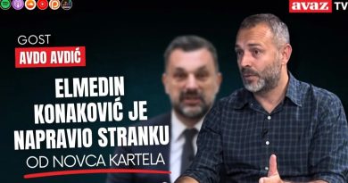 Video / Avdo Avdić: Elmedin Konaković je napravio stranku od narko novca kartela “Tito i Dino”