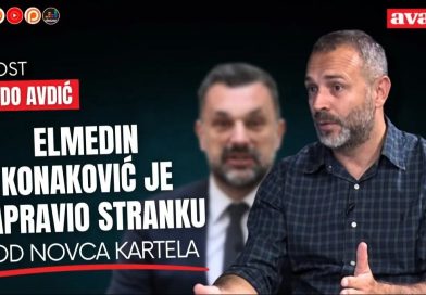Video / Avdo Avdić: Elmedin Konaković je napravio stranku od narko novca kartela “Tito i Dino”